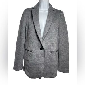 Ann Taylor blazer size 6 grey wool blend jacket‎ blazer with pockets